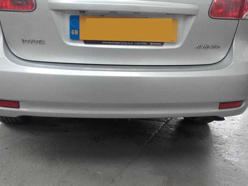 Toyota Avensis without a towbar